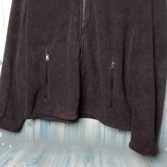 Tommy Hilfiger full zip fleece Black & gray Large - Picture 4 of 8
